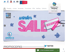 Tablet Screenshot of mendozaplazashopping.com